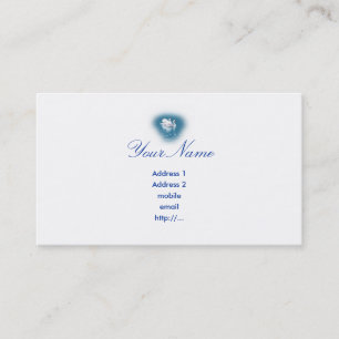 Carte De Visite deux cygnes