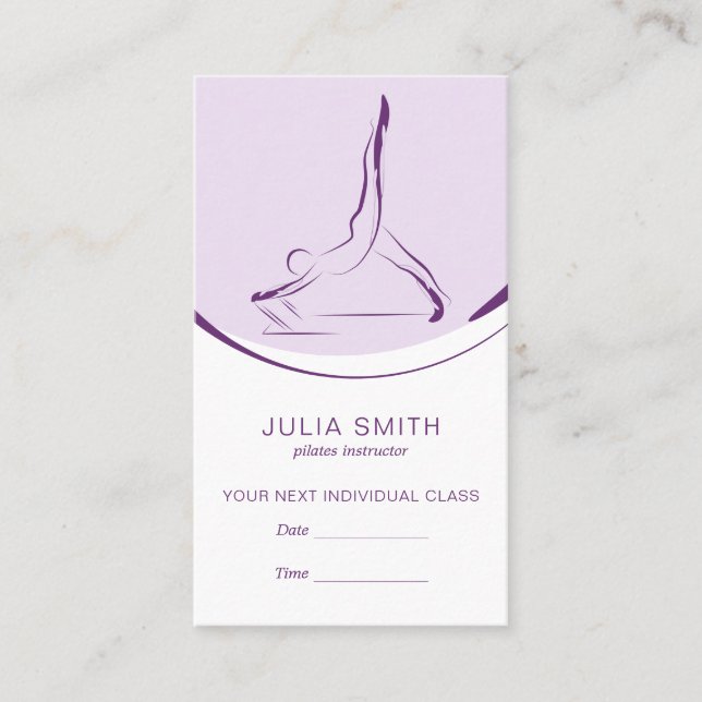 Carte De Visite Deux pilotes sur le réformateur | Couleur (Devant)