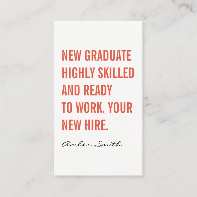 Carte De Visite Devis en gras (Devant)