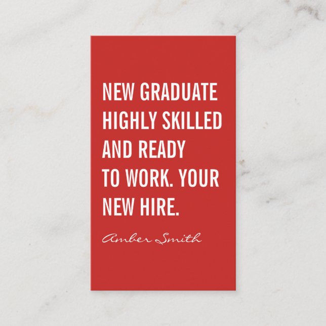 Carte De Visite Devis en gras (Devant)