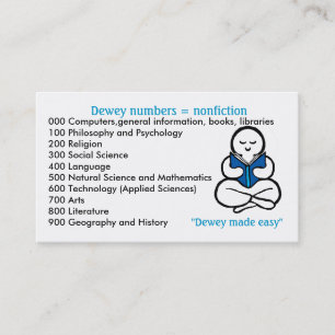 Carte De Visite Dewey a facilité