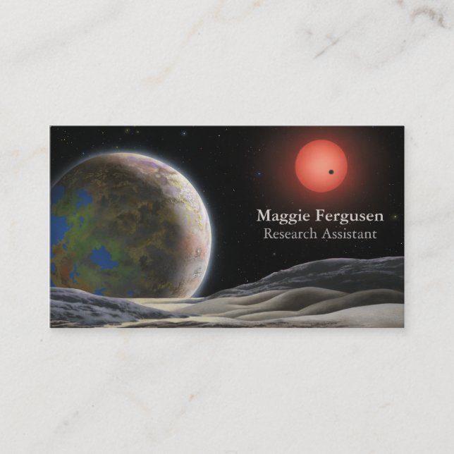 Carte de visite d'Exoplanet (Devant)