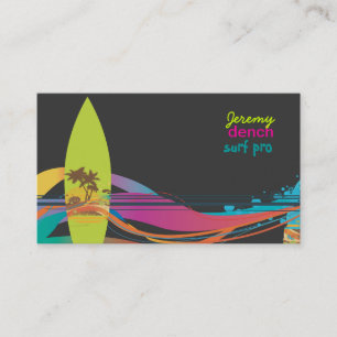 Carte De Visite ♥♥♥♥♥ d'Hawaï de crête de vague de PixDezines