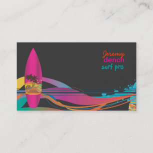 Carte De Visite ♥♥♥♥♥ d'Hawaï de crête de vague de PixDezines
