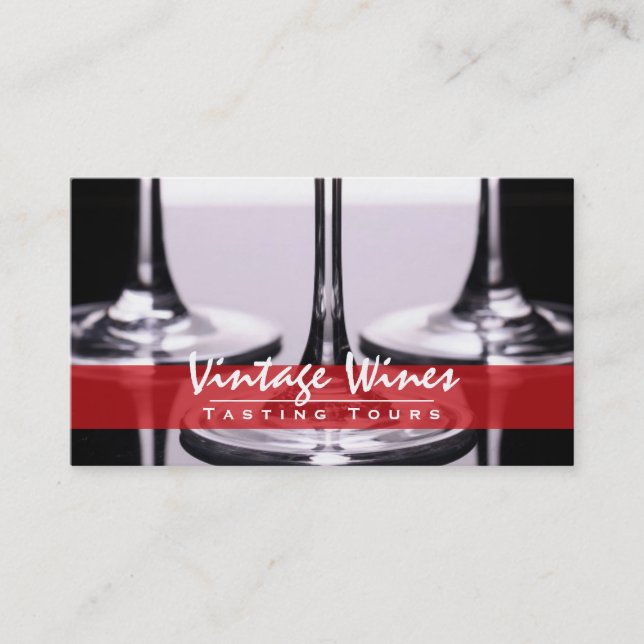 Carte De Visite Di Vino | VINTAGE III (Devant)