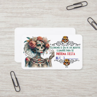 Carte De Visite Dia de los muertos