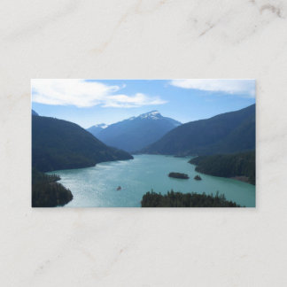 Carte De Visite Diablo Lake Washington State Nature Photography