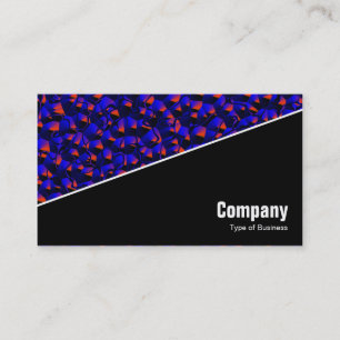 Carte De Visite Diagonal V3 - Noir - Abstrait 080716(2)