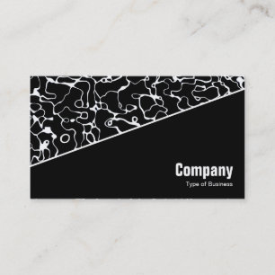 Carte De Visite Diagonal V3 - Noir - Abstrait 080716(9)