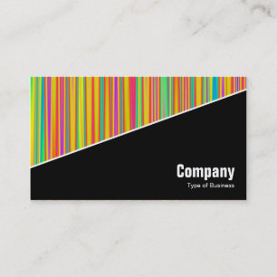Carte De Visite Diagonal V3 - Noir - Abstrait 120716(010)