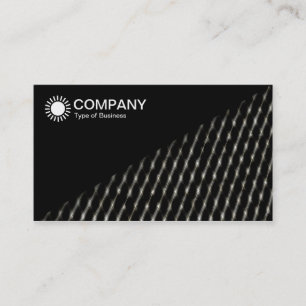 Carte De Visite Diagonale V2 - Noir - Maille Abstraite