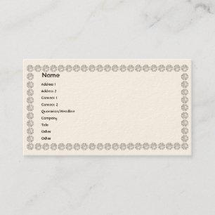 Carte De Visite Diamants blancs - affaires