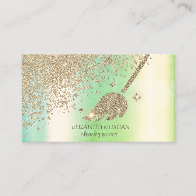Carte De Visite Diamants d'or Salle de ménage domestique Maison ve (Devant)