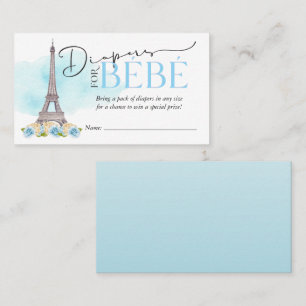 Carte De Visite Diapeurs pour Bébé Diaper Raffin Insérer