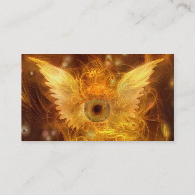 Carte De Visite Dieu flamboyant (Devant)