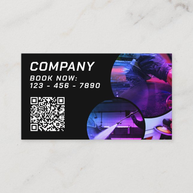 Carte de visite d'images de services de détail de  (Devant)