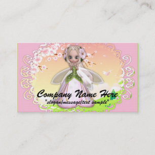 Carte de visite d'imaginaire : : Fée 2 de fleurs