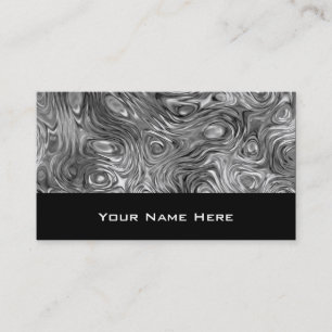 Carte de visite d'impression moulé noir