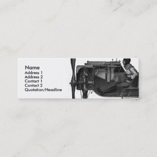 Carte de visite d'industrie aérienne