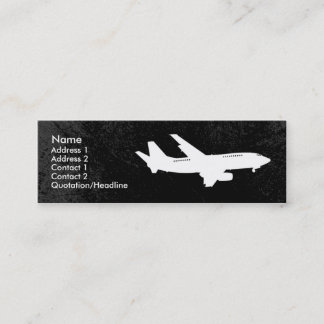 Carte de visite d'industrie d'avion
