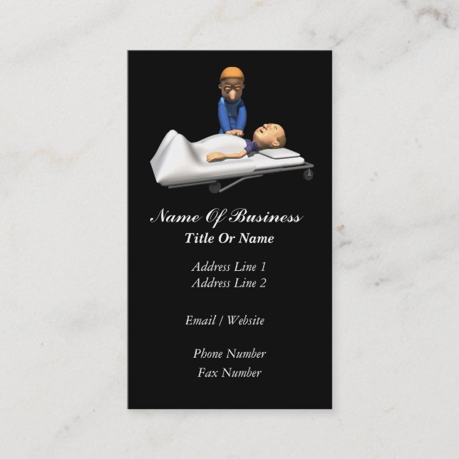 Carte de visite d'infirmier (Devant)