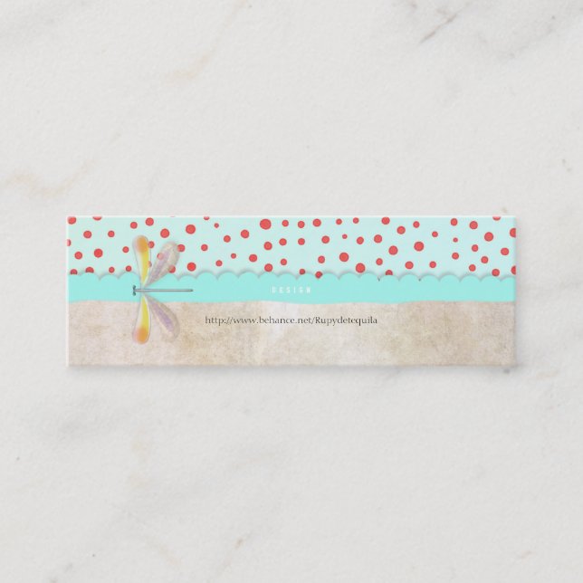 Carte de visite d'insectes (Devant)