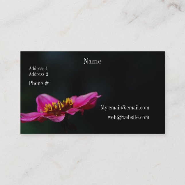 Carte de visite d'inspiration (Devant)