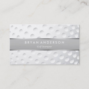 Carte de visite d'instructeur de golf