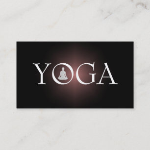 Carte de visite d'instructeur de YOGA