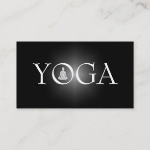 Carte de visite d'instructeur de YOGA