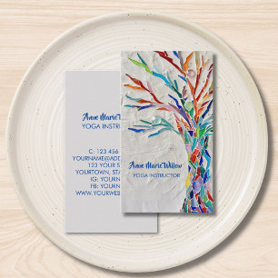 Carte de visite d'instructeur de Yoga Tree Of Life