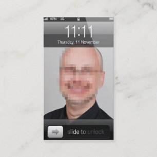 carte de visite d'iphone