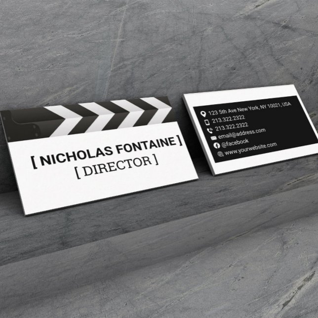 Carte De Visite Directeur de la production cinématographique (Créateur téléchargé)