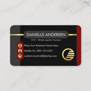 Carte De Visite Directeur de l'exploitation de la Stylish Startup 