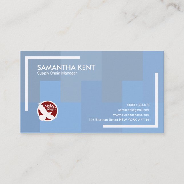 Carte De Visite Directeur de pendillement de chaîne (Devant)