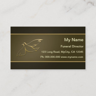 Carte De Visite Directeur des pompes funèbres