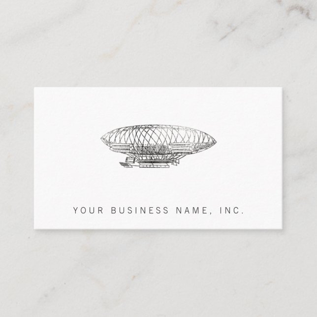 Carte De Visite dirigeable (style letterpress) (Devant)