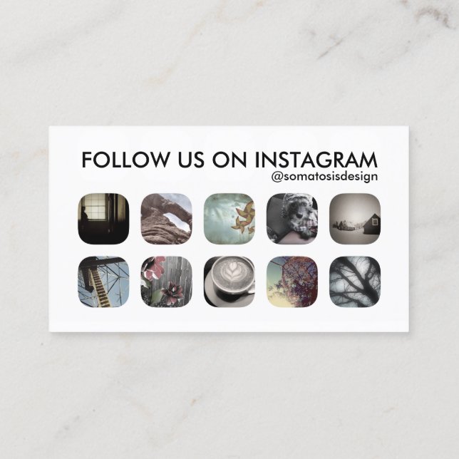 Carte De Visite disciples d'instagram (Dos)