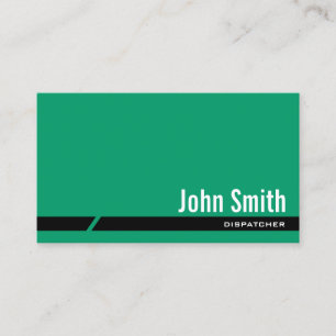 Carte de visite Dispatcher noir transparent