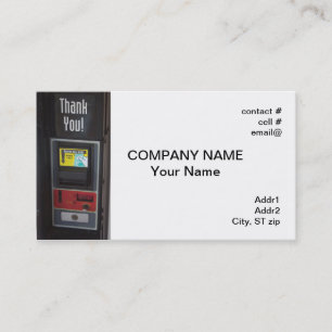 Carte De Visite distributeur automatique