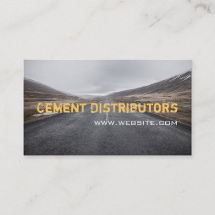 Carte De Visite Distributeurs de béton Construction de pavage de c