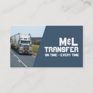 Carte De Visite Distribution de fret par camion CDL