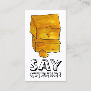 Carte De Visite DITES FROMAGE ! Photographe Photographie Alimentat