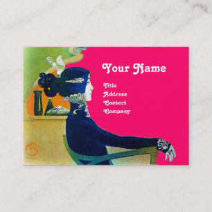 Carte De Visite DIVA DANS LE SALON DE BELLE MONOGRAMME BLEU, Artis