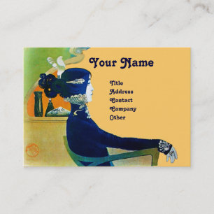 Carte De Visite DIVA DANS LE SALON DE BELLE MONOGRAMME BLEU, Artis