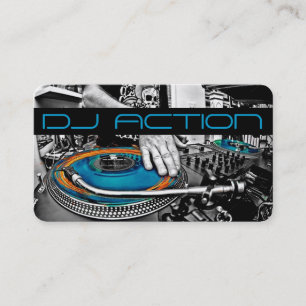 Carte De Visite Divertissement Club de Musique DJ Cool