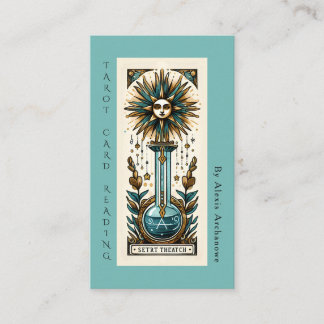 Carte De Visite Divination Tarot Card Reading Business Card