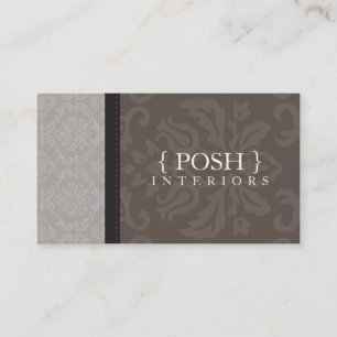 CARTE DE VISITE :: divinement damask L 2