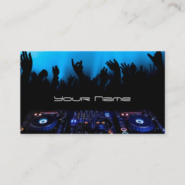Carte de visite DJ (Devant)
