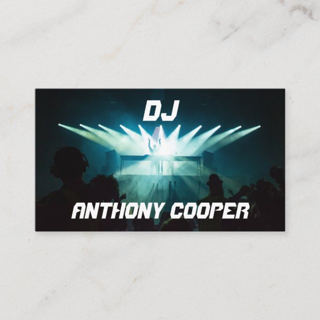 CARTE DE VISITE DJ (Devant)